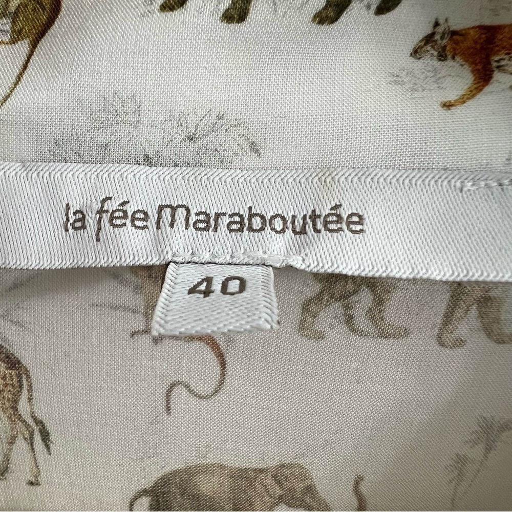 la fee‎ Maraboutee Safari Print Button Down, EU size 40 - Picture 4 of 6